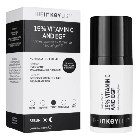 The Inkey List 15% VITAMIN C and EGF SERUM 30ml