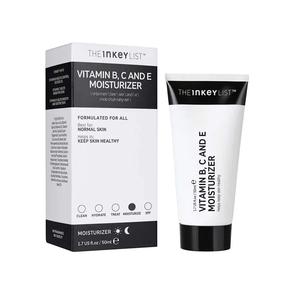 The Inkey List VITAMIN B, C AND E MOISTURIZER 50ml