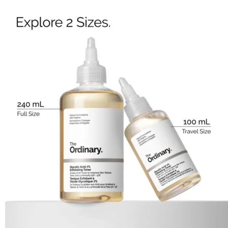 The Ordinary  GLYCOLIC ACID 7% EXFOLIATING TONER 100ML, 240ML