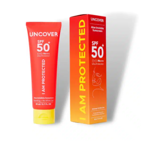 Uncover I AM PROTECTED ALOE INVISIBLE SUNSCREEN SPF 50 80ML