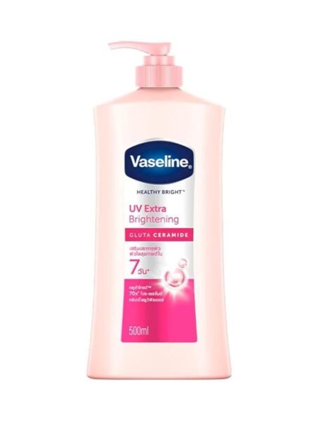 Vaseline HEALTHY BRIGHT UV EXTRA BRIGHTENING GLUTA CERAMIDE 500ML