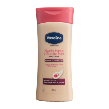 Vaseline INTENSIVE CARE HEALTHY HANDS & STRONGER NAILS HAND CREAM 200ML