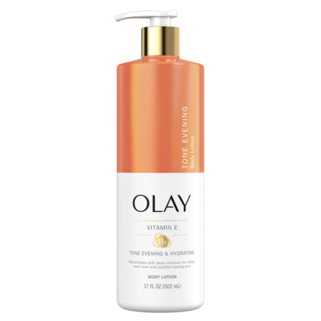OLAY VITAMIN E TONE EVENING & HYDRATING BODY LOTION 502ML