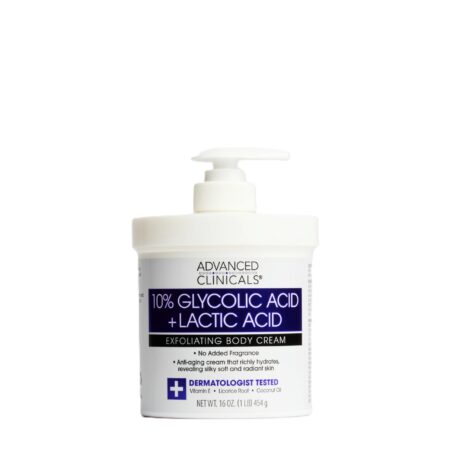Advanced Clinicals 10% GLYCOLIC ACID + LACTIC ACID 454G