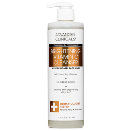 Advanced Clinicals BRIGHTENING VITAMIN C FACE CLEANSER 347ML