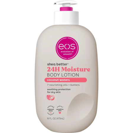 Eos SHEA BUTTER 24H MOISTURE BODY LOTION COCONUT WATERS 473ML