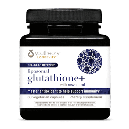 Youtheory GLUTATHIONE+ with Resveratrol Liposomal