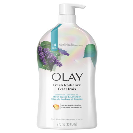 Olay FRESH RADIANCE BODY WASH ESSENCE OF BIRCH WATER AND LAVENDER 1.03L