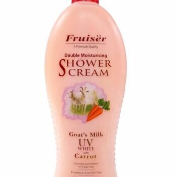 Fruiser SHOWER CREAM GOAT'S MILK UV WHITE WITH CARROT 1000ML