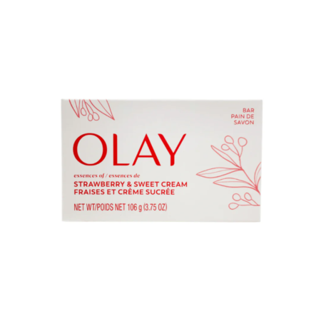 Olay ESSENCES OF STRAWBERRY & SWEET CREAM BAR SOAP (PACK OF 8) 848G