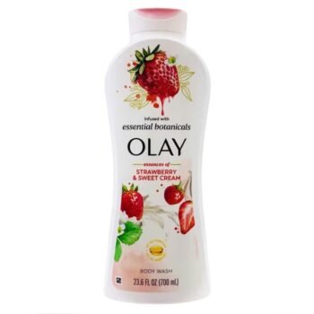 Olay ESSENCES OF STRAWBERRY & SWEET CREAM BODY WASH 700ML
